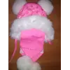 Зимняя шапка  шарф для девочки с украшением